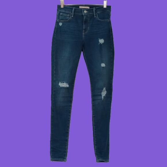 CCO | LEVI STRAUSS & CO.| 26"" waist HIGH RISE SUPER SKINNY - Picture 10 of 11